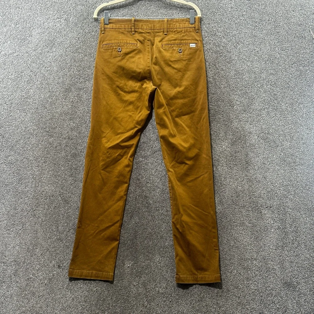 Levis‎ Chino Pants Men 29X32 Brown Slim Straight Preppy Cotton Everyday Casual